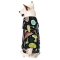 thumbnail image 1 of Fotbe Bright Mushrooms Sudadera con Estampado para Perros Pequeños – Suéter con Capucha para Mascotas, Tela Suave de Forro Polar con Bolsillo-X-Large, 1 of 7