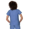 thumbnail image 2 of koi Classics Women's Nicole Crossover V-Neck Solid Scrub Top, 2 of 3