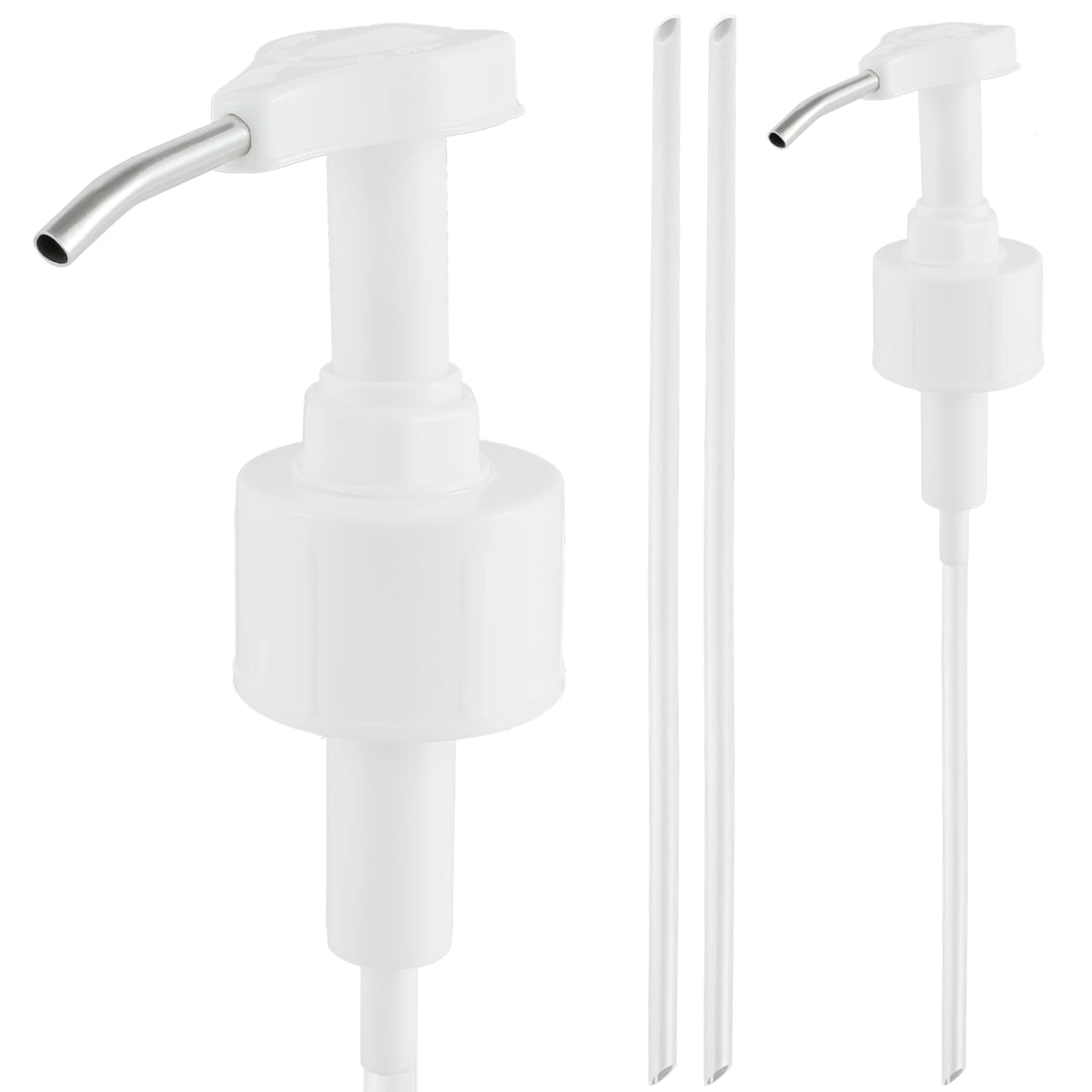 Household Syrup Pump PushType Sauce Pump Dispensers with Long Dip