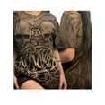 thumbnail image 4 of Springcmy Y2K Fairy Grunge Skull Shirts for Women Teens Girls Punk Graphic Baggy Tee Shirts Tops Halloween Clothes, 4 of 7