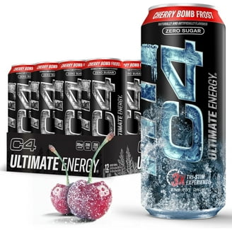 C4 Ultimate Energy Drink, Nectarine Guava Knockout Flavor, Zero