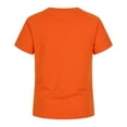 thumbnail image 3 of CCRFTGI T Shirt for Girls Athletic Quick Dry T Shirts Crew Neck Orange T Shirt 2025 Summer Plain Short Sleeve Shirts,Orange 4-5 Years, 3 of 4