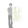 thumbnail image 3 of Let Thy Food Be Thy Medicine Kitchen Wall Art Cooking Quote Decal, 3 of 4