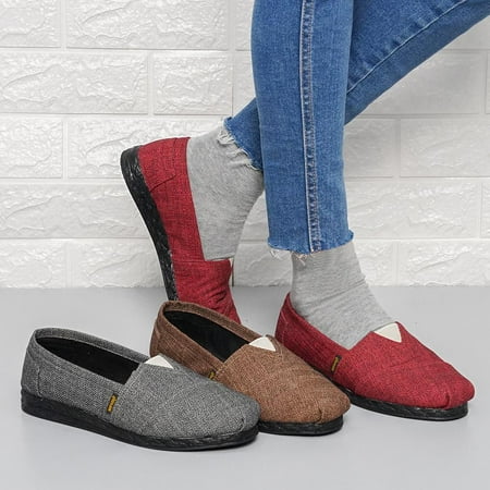 

Aerosoft Women s Gradient Comfortable Round Toe Flat Shoes for Walking