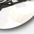 thumbnail image 3 of Designart 'Abstract Neutral III' Geometric Metal Circle Wall Art - Disc of 36, 3 of 5