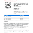 thumbnail image 2 of Front Ball Joint Sway Bar Link Tie Rod End Kit - Compatible with 1995 - 2000 GMC K2500 1996 1997 1998 1999, 2 of 2