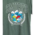 thumbnail image 3 of The Smurfs - Smurfs Collegiate - Women's Short Sleeve Graphic T-Shirt, 3 of 5