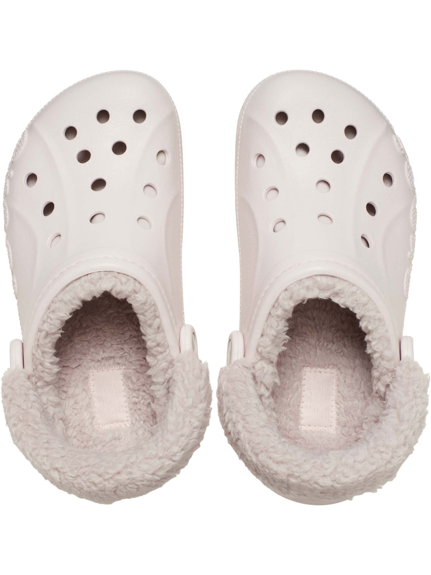 Crocs Unisex Baya Lined Fuzz Strap Clogs