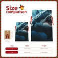 thumbnail image 3 of Fuzoiu 3D Realistic Shark Print Christmas Gift Bag,Burlap Gift Bag with Drawstring Closure & Hang Tag,Perfect for Holidays, Birthdays, and Special Occasions-Medium, 3 of 7