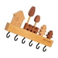 thumbnail image 4 of Ganchos para llaves, colgador de pared, para baño, cinturón, hogar, billetera, llavero de pared Estilo A, 4 of 9
