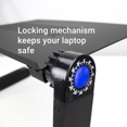 thumbnail image 3 of AnthroDesk Support pour Ordinateur Portable avec Conception Ergonomique Pliable et Ajustable, 3 of 8