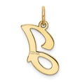 thumbnail image 3 of Diamond2Deal 14K Pendentif Initiale en Or Jaune Lettre J pour Femmes, 3 of 6