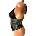 thumbnail image 3 of Victoria's Secret Very Sexy V-Wire Shine Strap Teddy Palm Leaf Print Mesh Size Medium NWT, 3 of 4