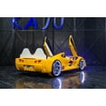 thumbnail image 2 of Aero Extreme Twin Race Car Bed with Led Lights & Sound Fx, Free Mattress Included, Children's Racing Theme Bed, 2 of 3