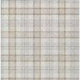 thumbnail image 5 of HomeRoots 601326 3 x 5 ft. Linen & Brown Plaid Washable Indoor & Outdoor Rectangle Area Rug, 5 of 5