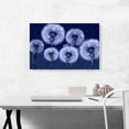 thumbnail image 2 of ARTCANVAS Dandelion Navy Blue Rectangle Canvas Art Print - Size: 26" x 18" (1.50" Deep), 2 of 9