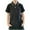Black, variant on Yufatyle Boys Tops, Short Sleeve Lapel Button-up T-Shirts Summer Tee Cotton School Uni form for Kids Gray Size 12 Years