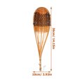 thumbnail image 2 of NIYANGLE 3Pcs Woven Hanging Light Brown Bamboo for Garden and Patio 10X36CM, 2 of 8