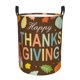 thumbnail image 1 of Fotbe Happy Thanksgiving With Gnome Cesto de Ropa con Asas, Cesto Impermeable de Gran Capacidad, Bolsa de Lavado para Dormitorio, Cesto de Ropa con Ruedas y Asas-Medium, 1 of 6