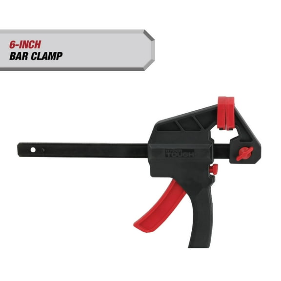Hyper Tough 6-inch Trigger Ratcheting Bar Clamp and Spreader