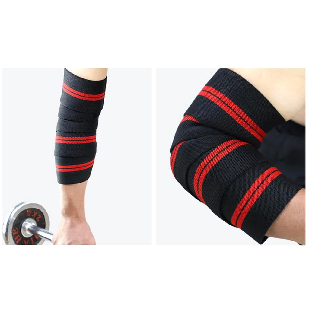 WINDLAND Elbow Sleeve, Adjustable Elbow Wraps Weightlifting Supportive Elbow Strap Brace