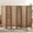 Brown, variant on 6 Panel Wood Room Divider, 67-Inch Boho Carved Folding Screen, Paulownia Privacy Screen with Two-ways Hinges,Decorative Freestanding Room Partition for Bedroom, Office or Studio, Brown
