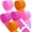 Hot Pink Orange and Pink, variant on Pink Crepe Paper 6 Pcs Streamers for Party Decorations, Birthday Wedding DIY Crafts, Gift Wrapping Supplies