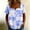 Blue, variant on Comfy Shirts for Women Dressy Square Neckline Floral Short Sleeve Button Down Blouse Going Out Ladies Loose Tees Womens Summer Tops Yellow XL