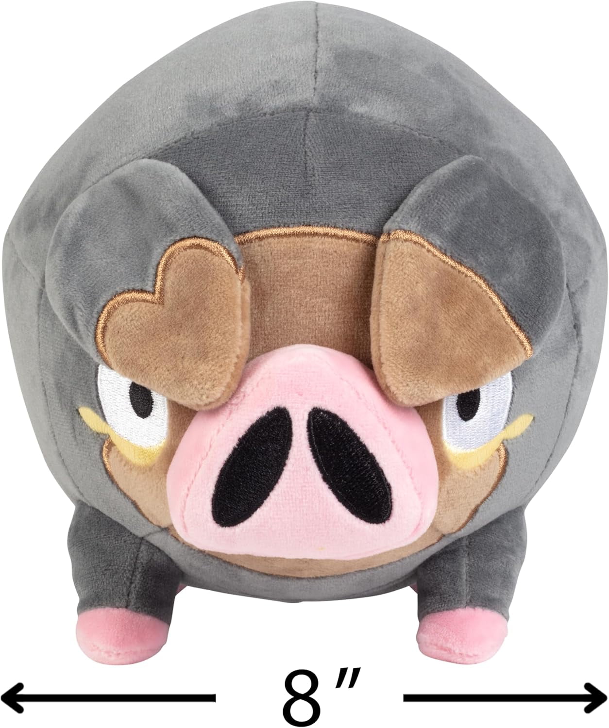 Pokemon 8" Lechonk Plush - Officially Licensed - Scarlet and Violet Figure - Authentic Quality Soft Stuffed Animal Toy - Gift for Kids, Boys, Girls - 2+