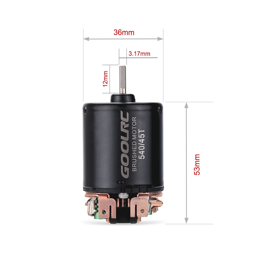 rc crawler motor esc combo
