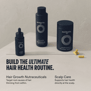 Nutrafol Mens Hair Serum, Clinically Tested to Support Visibly Thicker Hair and Scalp Coverage, Lightweight and Non-Greasy, for Daily Use - 50mL, 1 Bottle