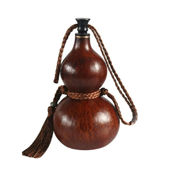 SGACAI Botella de agua de calabaza, botella de agua deportiva de calabaza, botella de agua de viaje para gimnasio, botella de agua estilo calabaza de inspiración retro china, gran capacidad, estilo