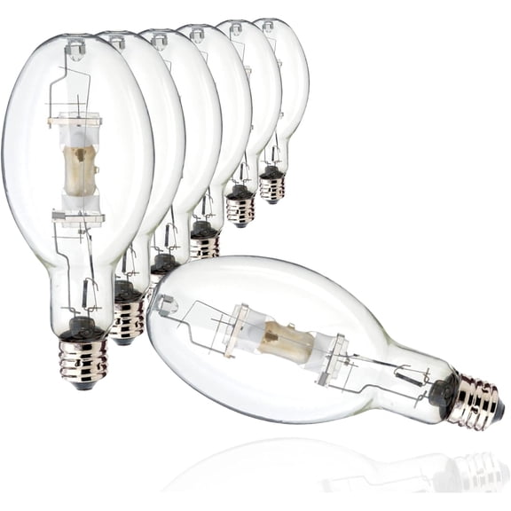 Satco S5837 1500W High Intensity Discharge Cool White 4200K General Purpose Light Bulbs, 6 Pack