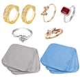 thumbnail image 4 of Huhudde Deluxe Cleaning Cloth for Jewelry Fine Cloth for Jewelry Polishing Handy Wiping Cloth for Necklaces Rings Jewelry, 4 of 14