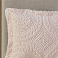 thumbnail image 3 of Pemberly Row Polyester Long Fur to Mink Comforter Set in Blush Pink, 3 of 7