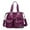 Purple, variant on Nylon Crossbody Bags for Women Trendy Purses and Handbag Travel Large Cross Body Bag Retro Totes Anti Theft Shoulder Bag for Ladies with Multi Pocket Purple