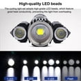 thumbnail image 1 of Bike Headlight Taillight Set USB Rechargeable Bicycle Taillight Set Battery Powered Flashlight Tail Lamp for Night Cycling, Type 2, 1 of 6