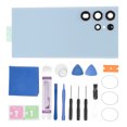 thumbnail image 2 of Rear Cover Back Glass Replacement for  S23 Ultra, Rear Glass Panel Cover Door Housing with Pre Installed Camera Lens and Repair Tool Kit for  S23 Ultra, 2 of 8