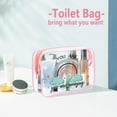 thumbnail image 4 of 3 - Pc TSA - Approved Clear Travel Essentials! Airport - Compliant Quart - Size Black Toiletry & Makeup Bags Set – Hassle - Free Carry - On for Jet - Setters, 4 of 7