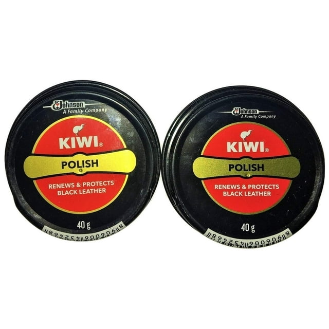 KIWI By Be The Bestest Shoe Polish Paste (Pack Of 2) (Black)