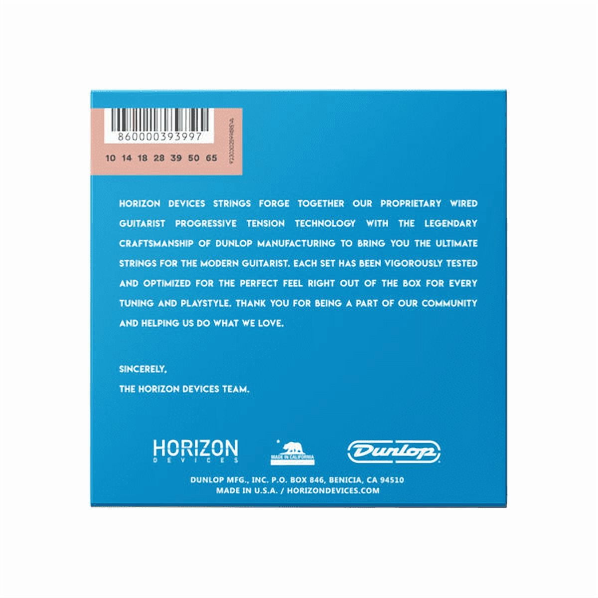 Horizon Devices Progressive Tension Heavy 7 (Misha Preferred) – 7-String Electric Guitar Strings (.10-.65)