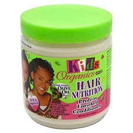 Africas Best Kids Organincs Protein Enriched Hair Conditioner Jar, Hair Nutrition, 15 oz, 2 pack