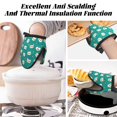 thumbnail image 3 of Cute Fried Egg Skull Oven Mitts Heat Resistant, Soft Lining Silicone Mini Oven Mitts with HangingLoop, Kitchen Oven Gloves Heat Resistant 500℉ for Cooking Baking Microwave, 3 of 7