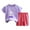White G, variant on Agkizg 2-Piece Girls' Pajama Sets,Kids Nightwear Loungewear Clothes Set,Summer Thin Round Neck Short Sleeved Set Home Clothes Two-Piece Set Cute Printed T-Shirt and Shorts Casual Two-Piece Set