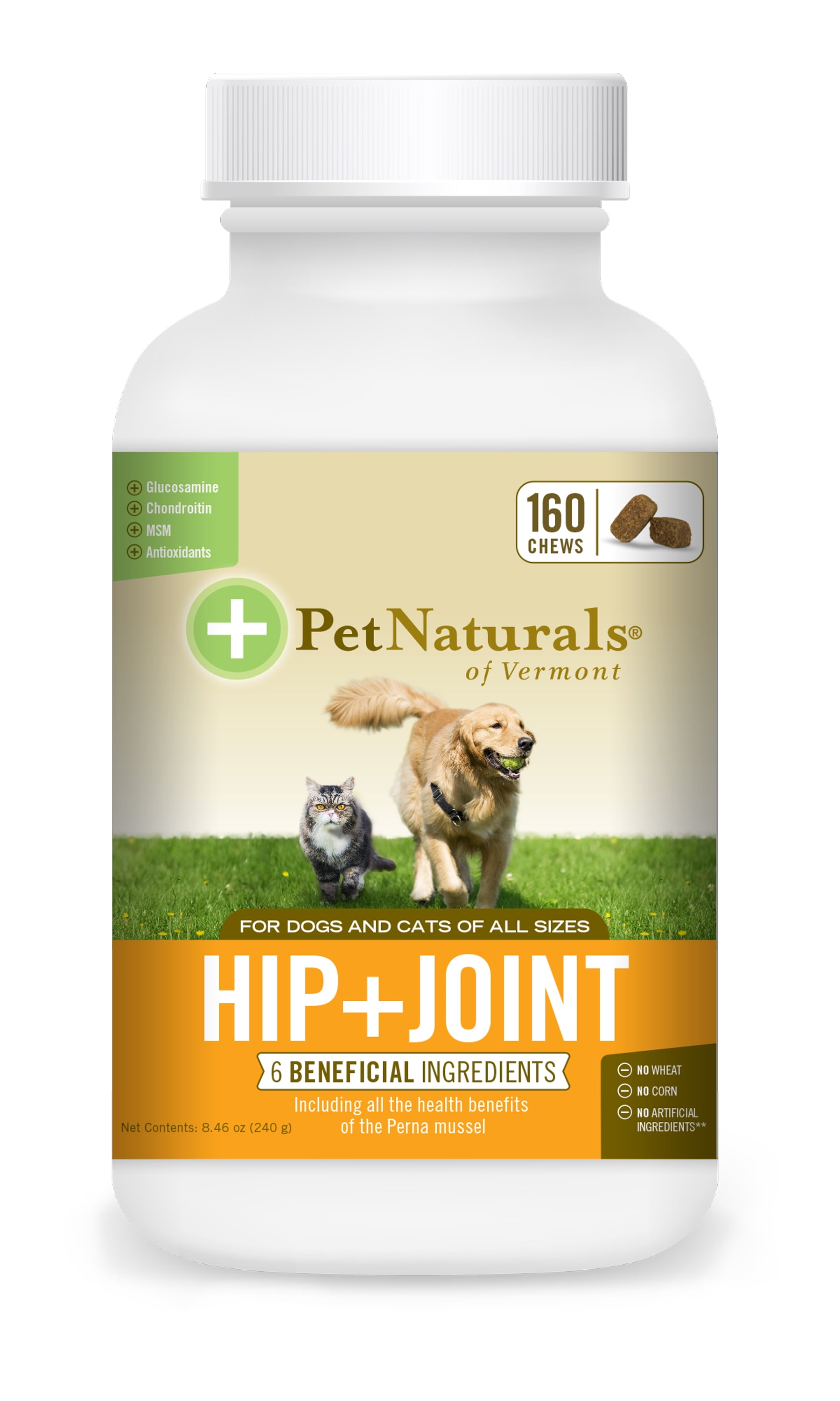 Pet Naturals of Vermont Hip + Joint, Daily Joint Supplement for Cats