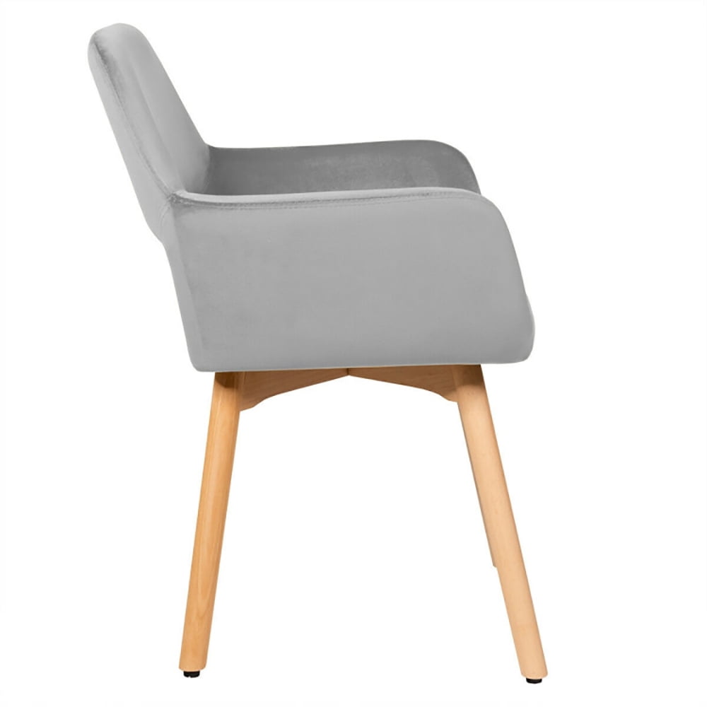Finihen Accent Chairs, Set of 2 Modern Accent Armchairs, Modern Upholstered Living Room Chair, for Bedroom, Office, Cafe, Gray Finihen Accent Chairs, Set of 2 Modern Accent Armchairs, Modern Upholstered Living Room Chair, for Bedroom, Office, Cafe, Gray