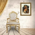 thumbnail image 3 of Cezanne, Paul 15x18 Gold Ornate Wood Framed with Double Matting Museum Art Print Titled - Man with Pipe, 3 of 4