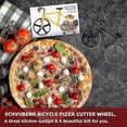 thumbnail image 3 of Bicycle Pizza Cutter Wheel Funny Housewarming Gifts(Black), 3 of 5