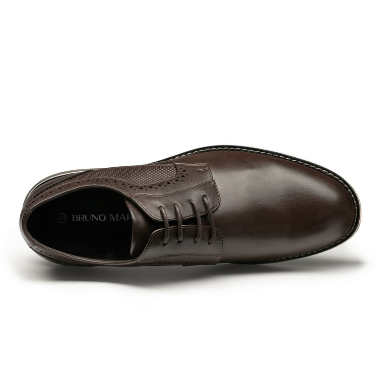 Bruno Marc Men's Plain Toe Oxford Shoes Business Formal Derby