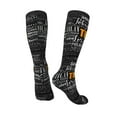 thumbnail image 4 of Balery Travel Printed Novelty Socks Men's Women's Crew Socks Sports Socks Knee High Socks Cotton Socks Quirky and Cool Socks, 4 of 9